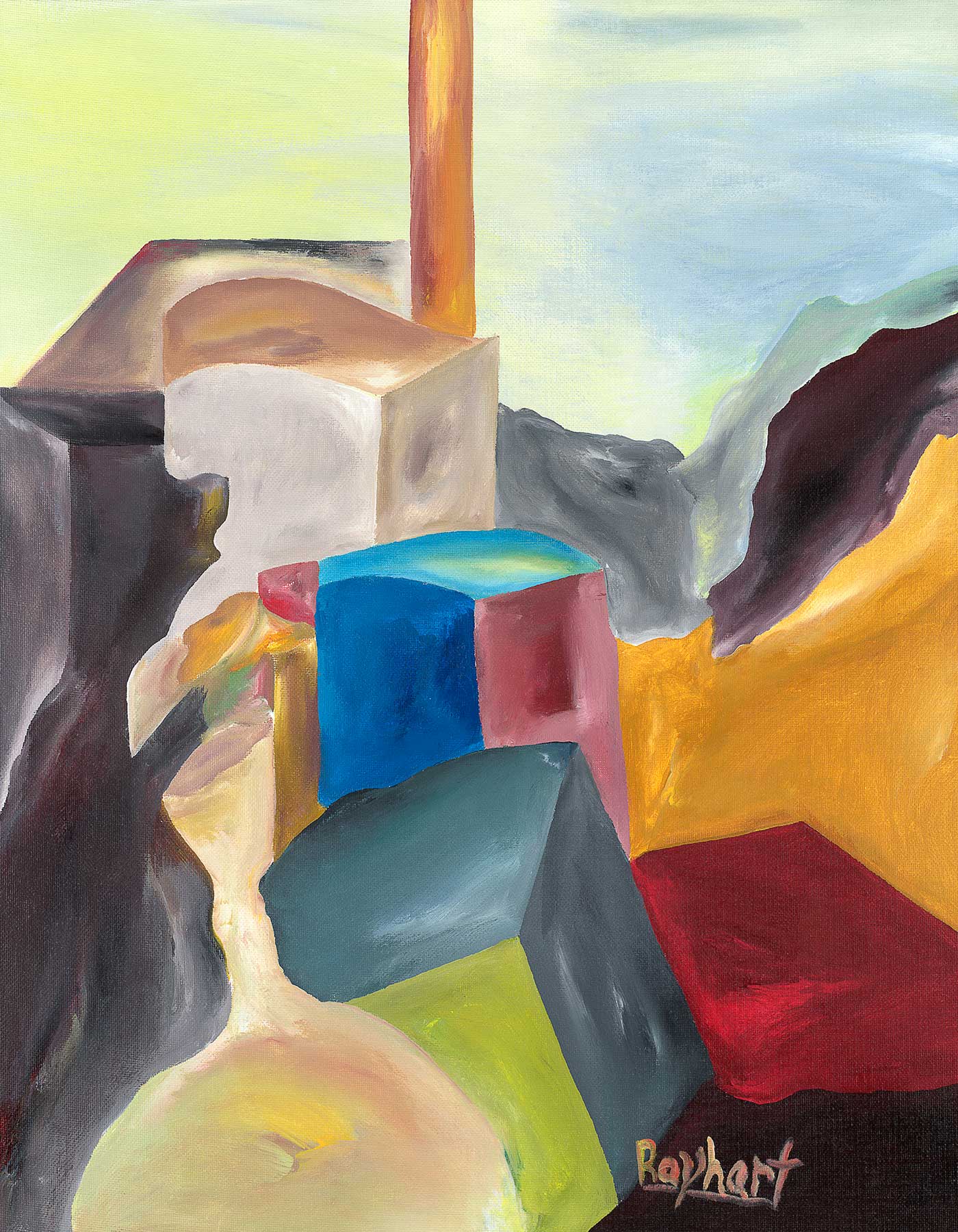 Cemented Flowers 16x20